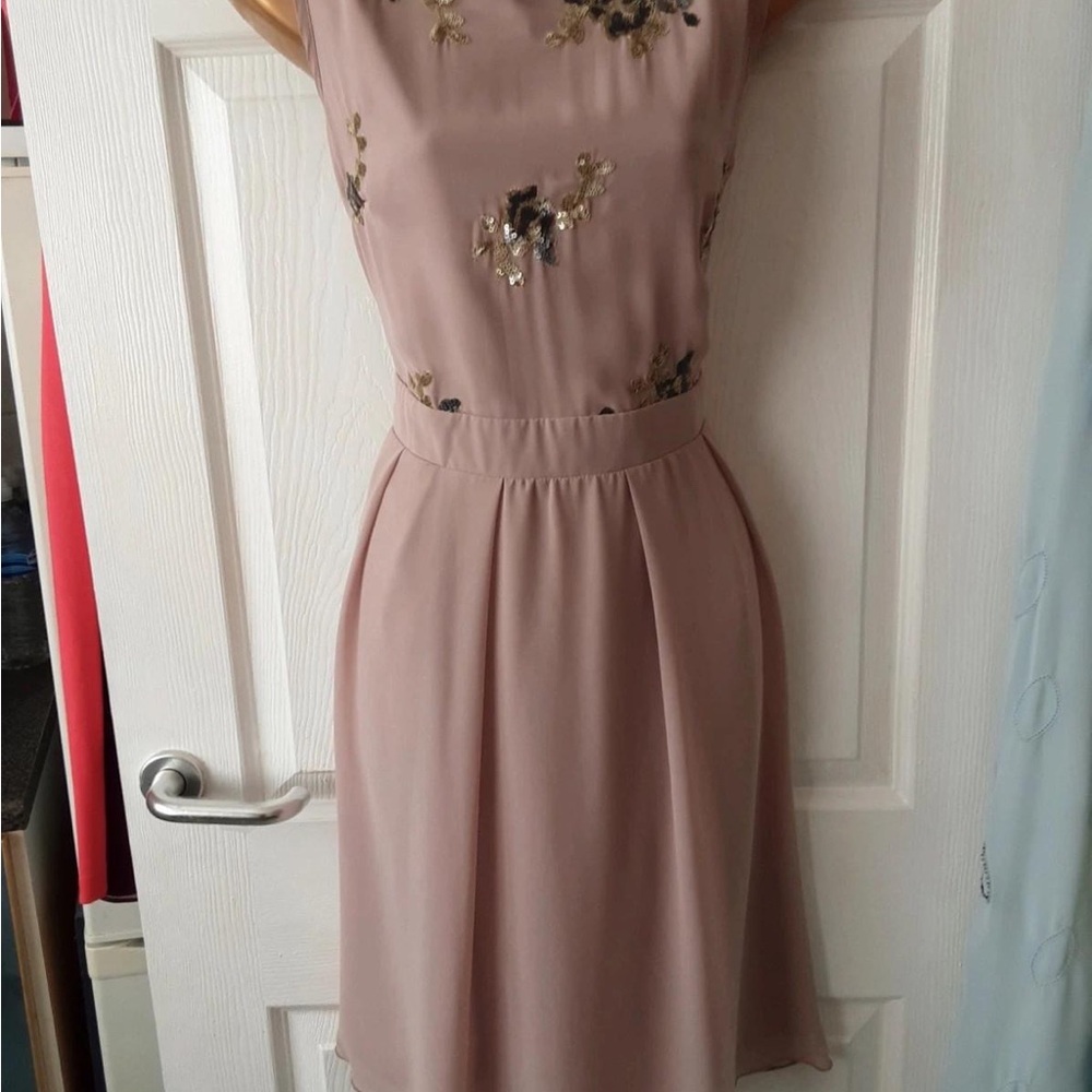 Elegant Floral Embellished Dress